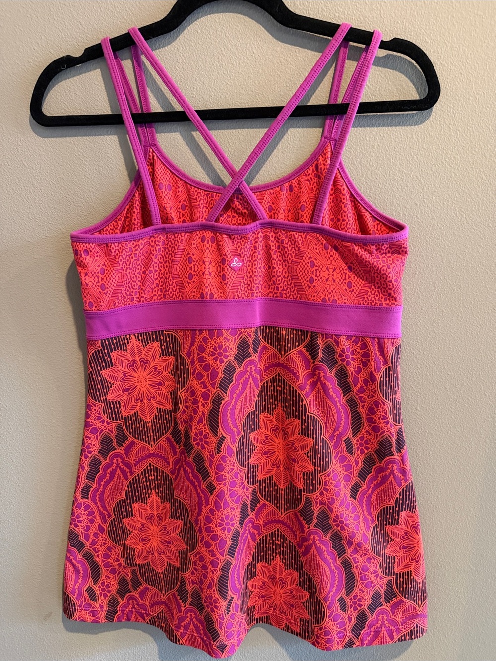 Prana Patterned Strappy Yoga Tank Top - Picture 3 of 7